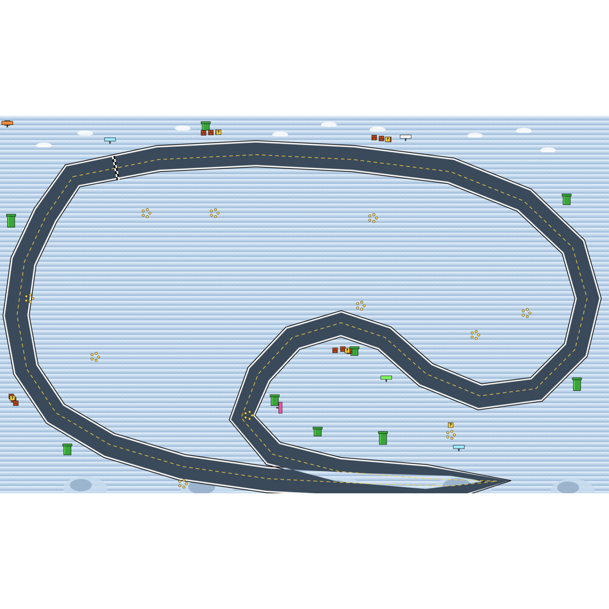 Frozen Peaks — PUMP KART track